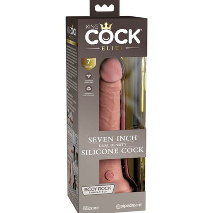 KING COCK - ELITE REALISTISCHER SILIKONDILDO 17.8 CM - Sexotim