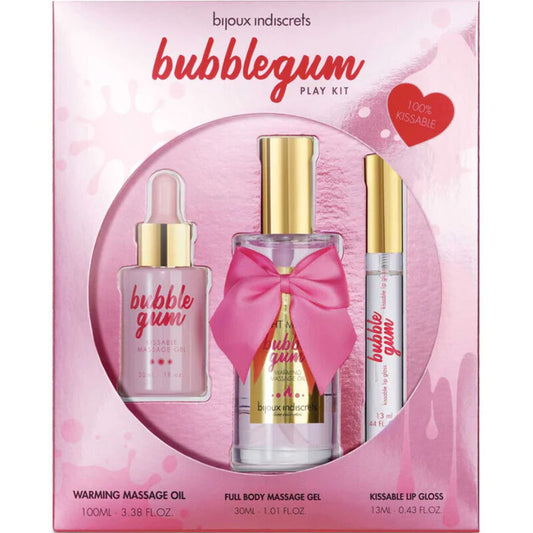 BIJOUX - INDISCRETS BUBBLEGUM-SPIELSET MIT ÖL GEL UND LIPGLOSS - Sexotim