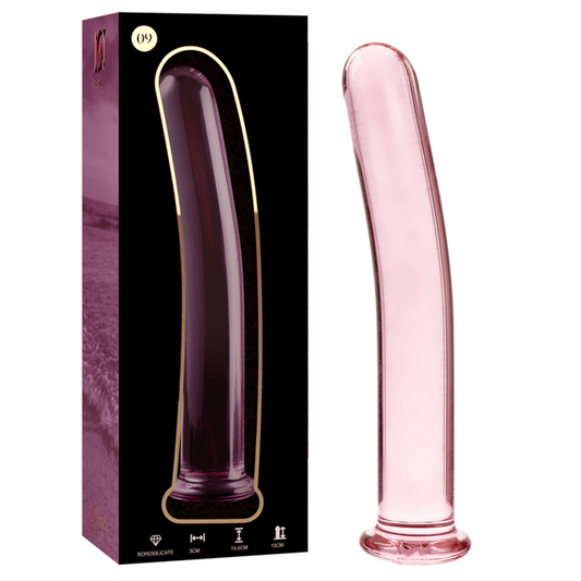 DILDO BOROSILIKATGLAS KLAR -NEBULA SERIES BY IBIZA - MODELL 9 - 15.5 CM -O- 2.5 CM - Sexotim