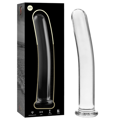 DILDO BOROSILIKATGLAS KLAR -NEBULA SERIES BY IBIZA - MODELL 9 - 15.5 CM -O- 2.5 CM - Sexotim
