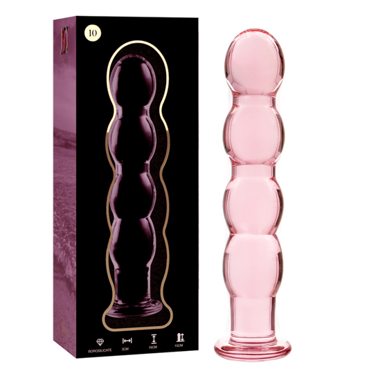 DILDO BOROSILIKATGLAS KLAR -NEBULA SERIES BY IBIZA - MODELL 10 - 16.5 CM -O- 3.5 CM - Sexotim