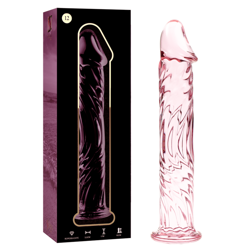 DILDO BOROSILIKATGLAS KLAR  -NEBULA SERIES BY IBIZA - MODELL 12 - 17 CM -O- 3.5 CM - Sexotim