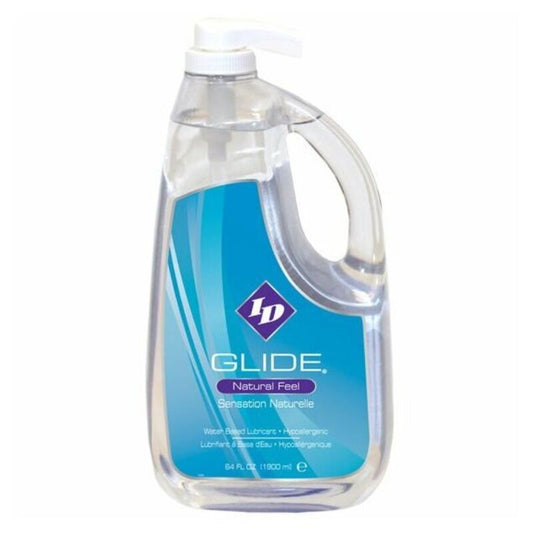 ID GLIDE - GLEITMITTEL AUF WASSERBASIS + HYPOALLERGENES NATÜRLICHES GEFÜHL 1900 ML - Sexotim