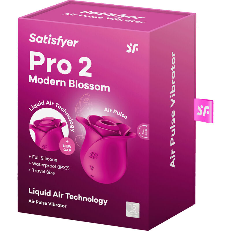 SATISFYER - AIR PULSE PRO 2 MODERNER BLOSSOM VIBRATOR - Sexotim