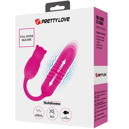 PRETTY LOVE - NOBIKUMA ROSA SILIKON-VIBRIERBULLET - Sexotim