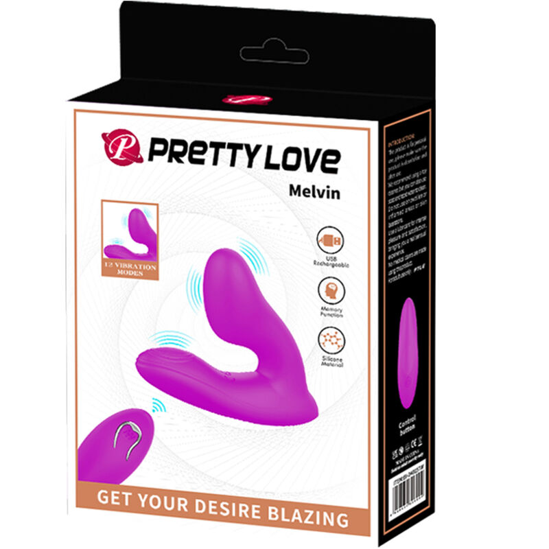 PRETTY LOVE - MELVIN KLITORISMASSAGER MIT FERNBEDIENUNG - Sexotim