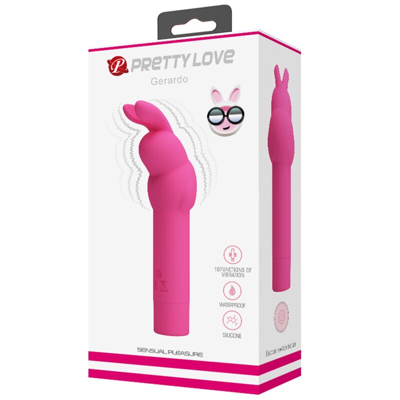 PRETTY LOVE - GERARDO FUSCHIA RABBIT SILIKONVIBRATOR - Sexotim