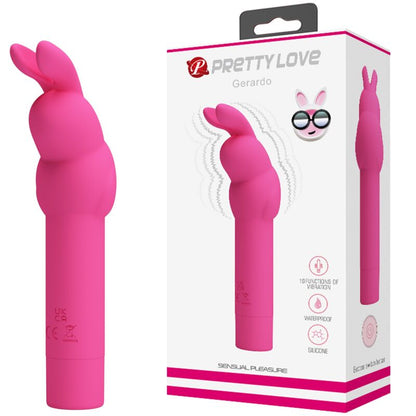 PRETTY LOVE - GERARDO FUSCHIA RABBIT SILIKONVIBRATOR - Sexotim