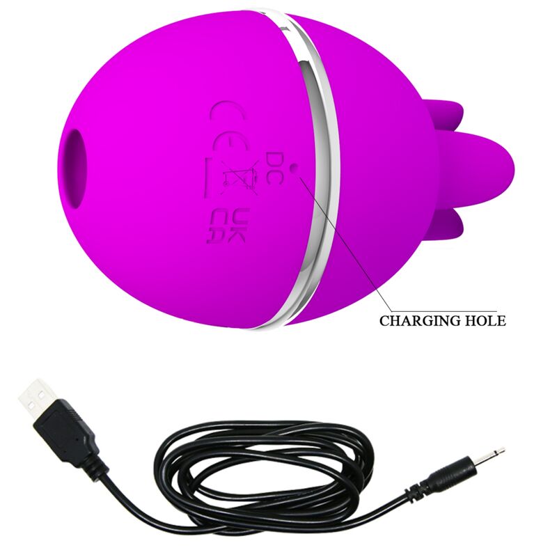 PRETTY LOVE - GEMINI BALL LILA. RUNDER VIBRATOR AUS SILIKON - Sexotim