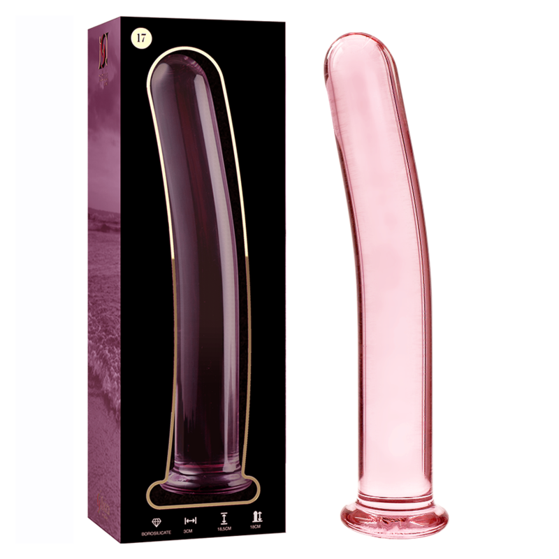 DILDO BOROSILIKATGLAS KLAR -NEBULA SERIES BY IBIZA - MODELL 17 - 18.5 CM -O- 3 CM - Sexotim