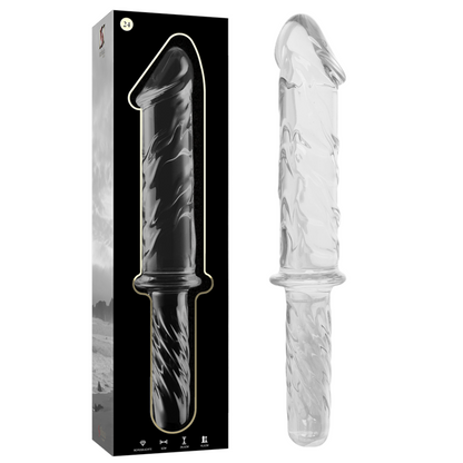 DILDO BOROSILIKATGLAS - NEBULA SERIES BY IBIZA - MODELL 24 - 28.5 CM -O- 5 CM - Sexotim
