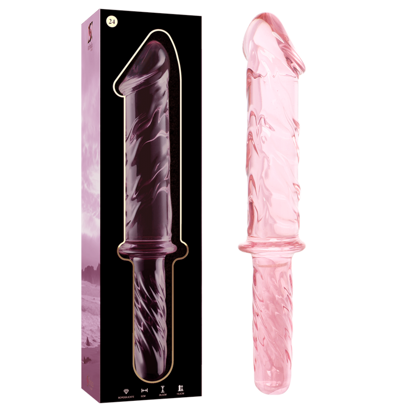 DILDO BOROSILIKATGLAS - NEBULA SERIES BY IBIZA - MODELL 24 - 28.5 CM -O- 5 CM - Sexotim