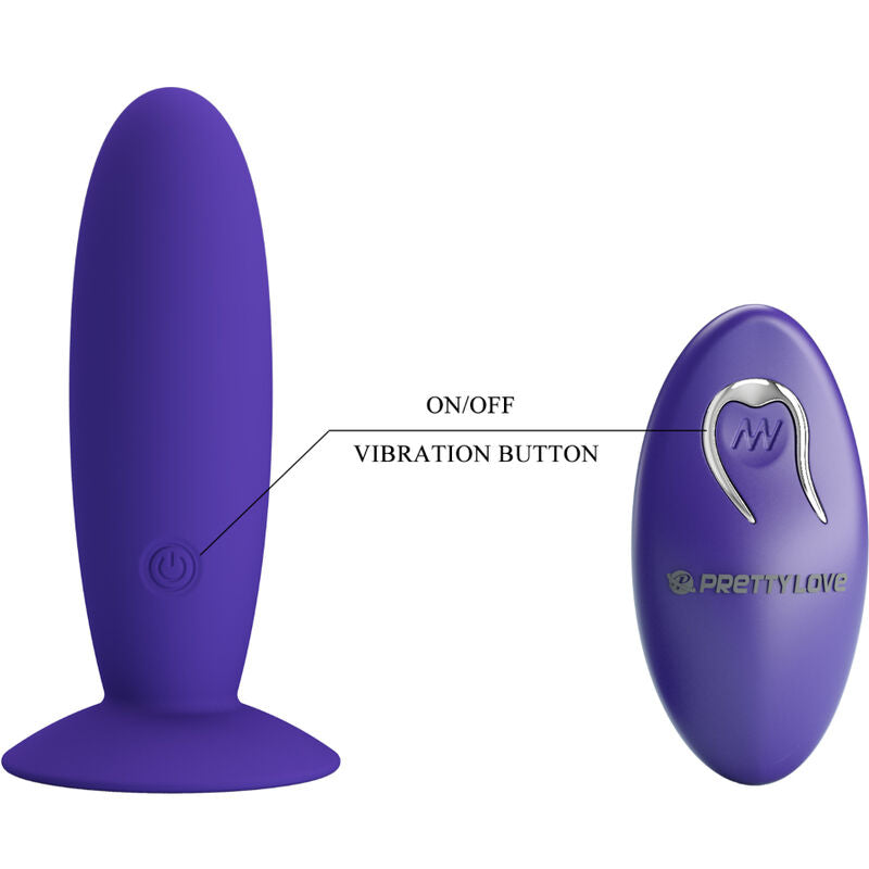 PRETTY LOVE - JUGENDPLUG ANALVIBRATOR MIT FERNBEDIENUNG VIOLETT - Sexotim