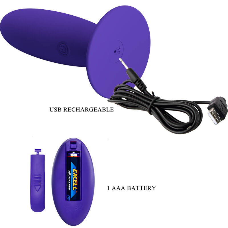 PRETTY LOVE - JUGENDPLUG ANALVIBRATOR MIT FERNBEDIENUNG VIOLETT - Sexotim