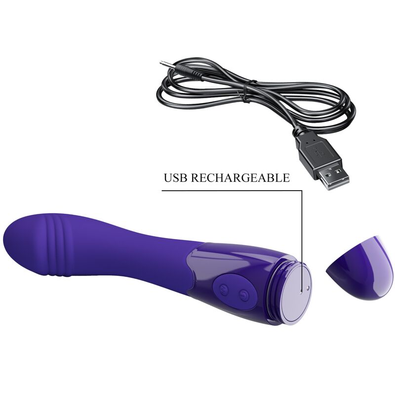 PRETTY LOVE - ELEMENTAL YOUTH VIOLET VIBRATOR DILDO - Sexotim