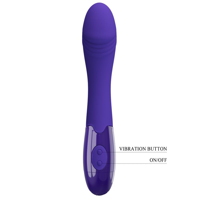 PRETTY LOVE - ELEMENTAL YOUTH VIOLET VIBRATOR DILDO - Sexotim