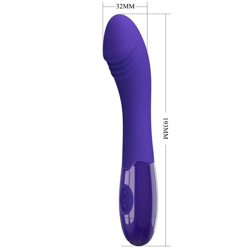 PRETTY LOVE - ELEMENTAL YOUTH VIOLET VIBRATOR DILDO - Sexotim