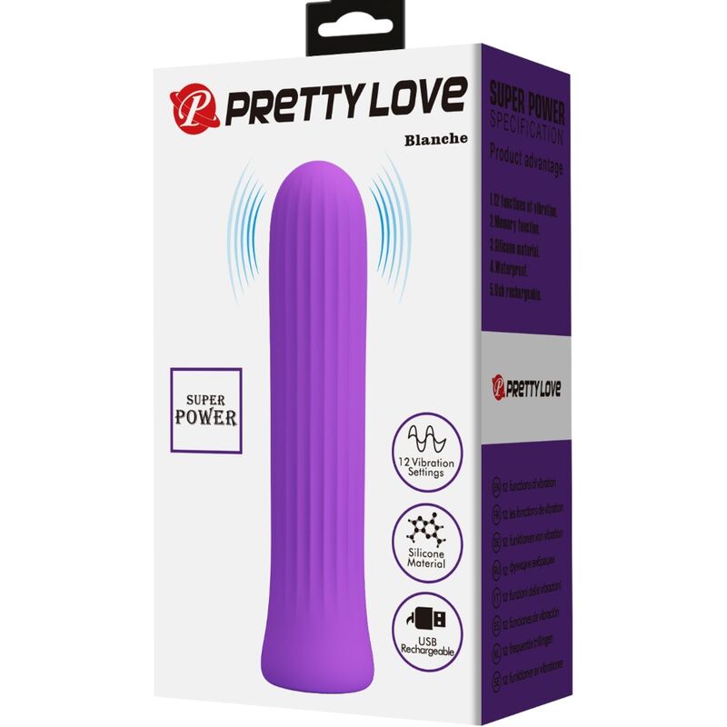 PRETTY LOVE - BLANCHE LILAC STIMULATOR VIBRATOR - Sexotim