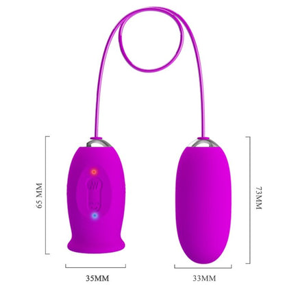 PRETTY LOVE - DAISY DUAL EGG WIEDERAUFLADBARER VIBRATOR LILA - Sexotim