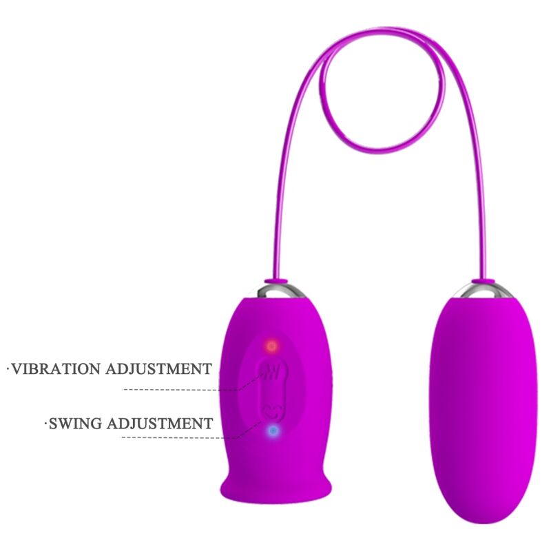 PRETTY LOVE - DAISY DUAL EGG WIEDERAUFLADBARER VIBRATOR LILA - Sexotim