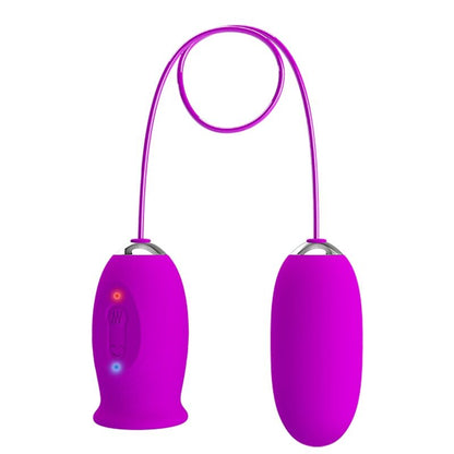 PRETTY LOVE - DAISY DUAL EGG WIEDERAUFLADBARER VIBRATOR LILA - Sexotim