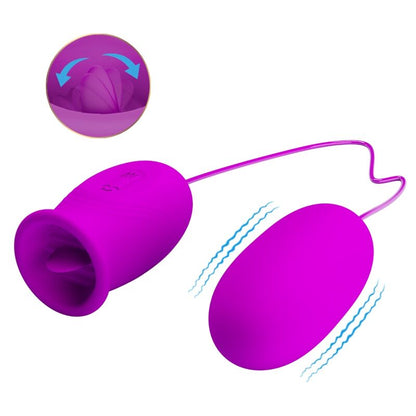 PRETTY LOVE - DAISY DUAL EGG WIEDERAUFLADBARER VIBRATOR LILA - Sexotim