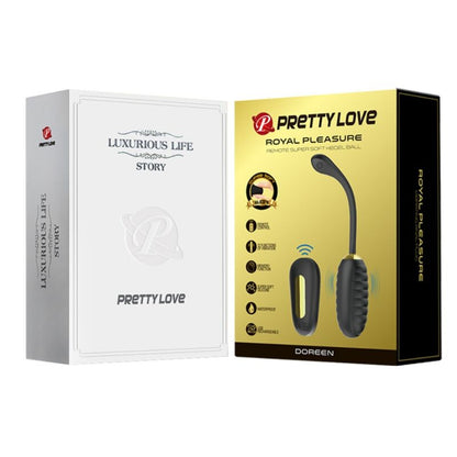 PRETTY LOVE - DOREEN LUXURY WIEDERAUFLADBARES VIBRATIONS-EI SCHWARZ - Sexotim