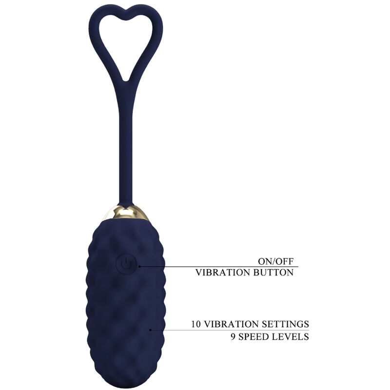 PRETTY LOVE - VIVIAN BLUE VIBRATIONS-EI MIT FERNBEDIENUNG - Sexotim