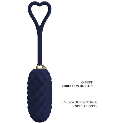 PRETTY LOVE - VIVIAN BLUE VIBRATIONS-EI MIT FERNBEDIENUNG - Sexotim