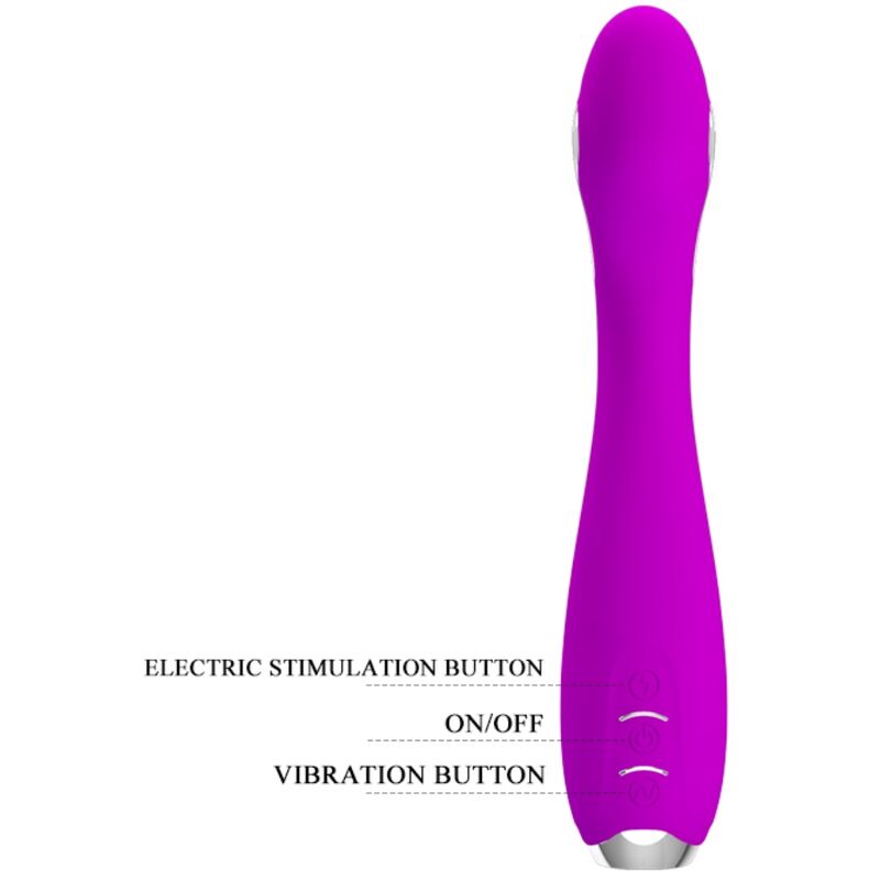 PRETTY LOVE - HECTOR WIEDERAUFLADBARER ELEKTROSCHOCK-VIBRATOR WASSERDICHT LILA - Sexotim