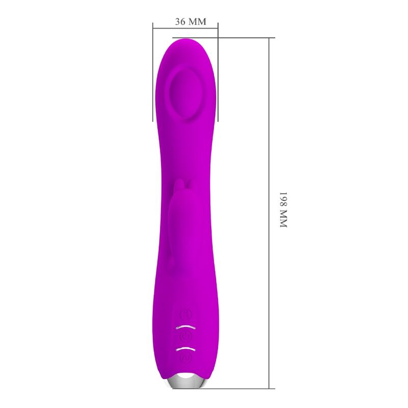 PRETTY LOVE - REGINA WIEDERAUFLADBARER VIBRATOR-SAUGER LILA - Sexotim