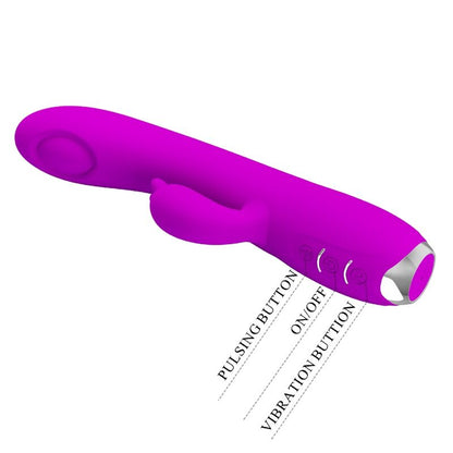 PRETTY LOVE - REGINA WIEDERAUFLADBARER VIBRATOR-SAUGER LILA - Sexotim