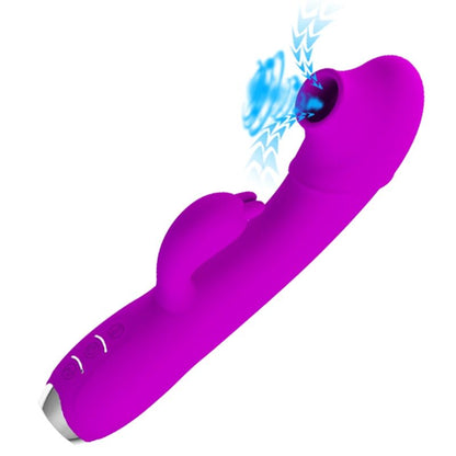 PRETTY LOVE - REGINA WIEDERAUFLADBARER VIBRATOR-SAUGER LILA - Sexotim