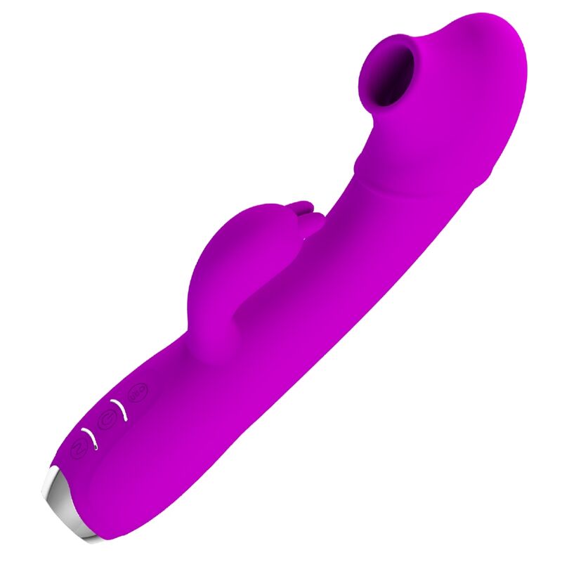 PRETTY LOVE - REGINA WIEDERAUFLADBARER VIBRATOR-SAUGER LILA - Sexotim