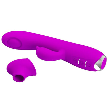 PRETTY LOVE - REGINA WIEDERAUFLADBARER VIBRATOR-SAUGER LILA - Sexotim