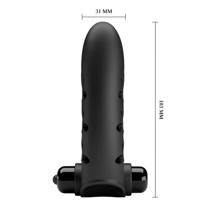 PRETTY LOVE - VANCE BLACK RABBIT VIBRATOR FINGERABDECKUNG - Sexotim