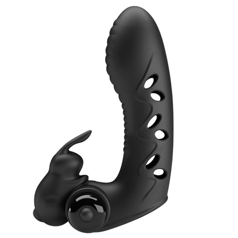 PRETTY LOVE - VANCE BLACK RABBIT VIBRATOR FINGERABDECKUNG - Sexotim