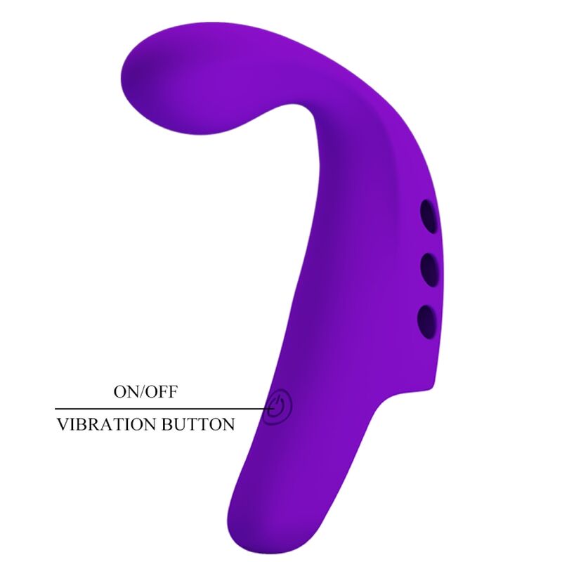 PRETTY LOVE - GORGON PURPLE WIEDERAUFLADBARER FINGERVIBRATOR - Sexotim