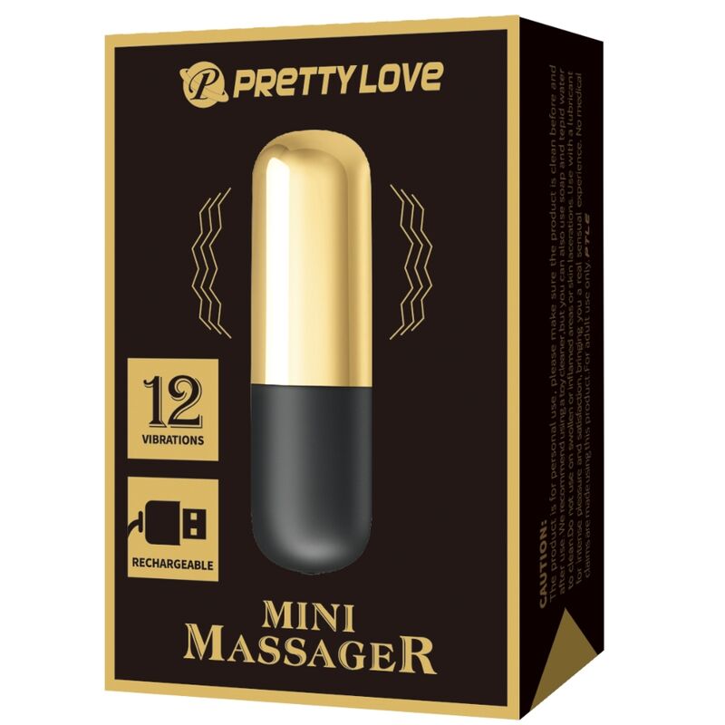 PRETTY LOVE - WIEDERAUFLADBARER BULLET VIBRATOR GOLD - Sexotim