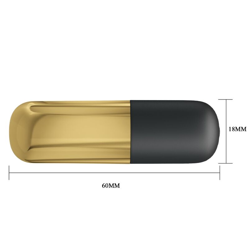 PRETTY LOVE - WIEDERAUFLADBARER BULLET VIBRATOR GOLD - Sexotim