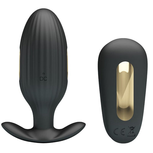 PRETTY LOVE - KELLY PLUG ANAL WIEDERAUFLADBARER VIBRATOR SCHWARZ - Sexotim