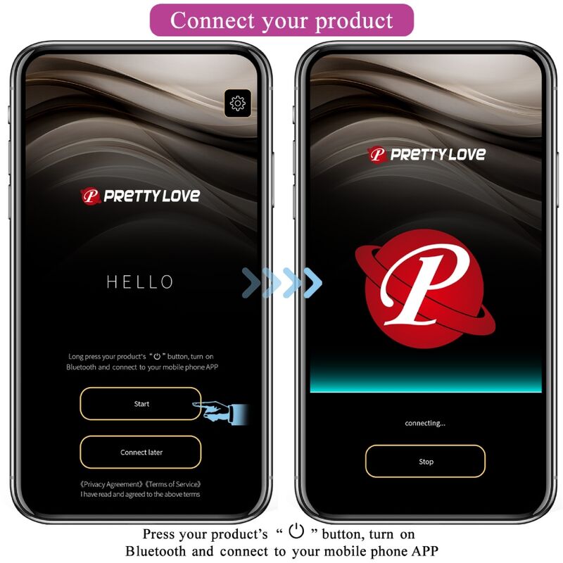 PRETTY LOVE - VIBRIERENDES EI DER NYMPHE, APP-GESTEUERT, LILA - Sexotim