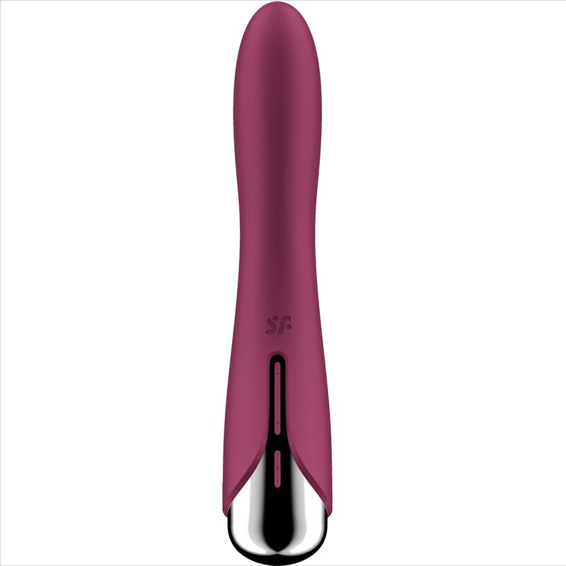 SATISFYER - SPINNING VIBE 1 G-SPOT ROTATOR VIBRATOR ROT / BLAU / BEIGE - Sexotim