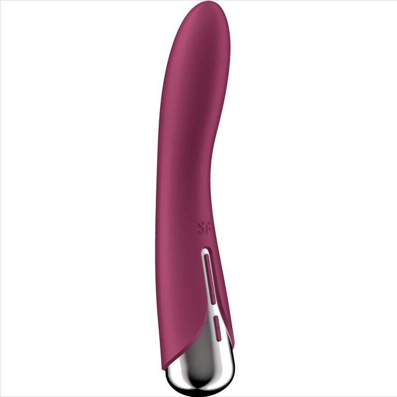 SATISFYER - SPINNING VIBE 1 G-SPOT ROTATOR VIBRATOR ROT / BLAU / BEIGE - Sexotim