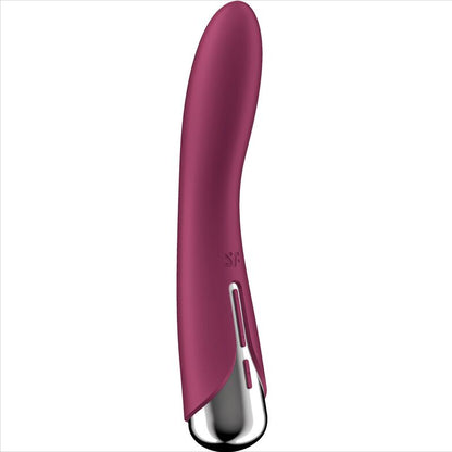 SATISFYER - SPINNING VIBE 1 G-SPOT ROTATOR VIBRATOR ROT / BLAU / BEIGE - Sexotim