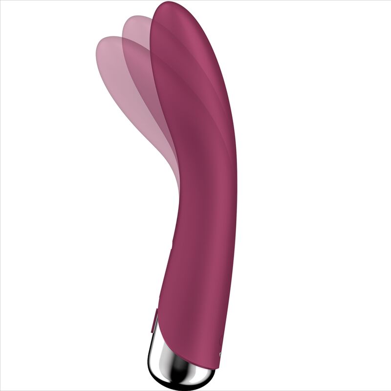 SATISFYER - SPINNING VIBE 1 G-SPOT ROTATOR VIBRATOR ROT / BLAU / BEIGE - Sexotim