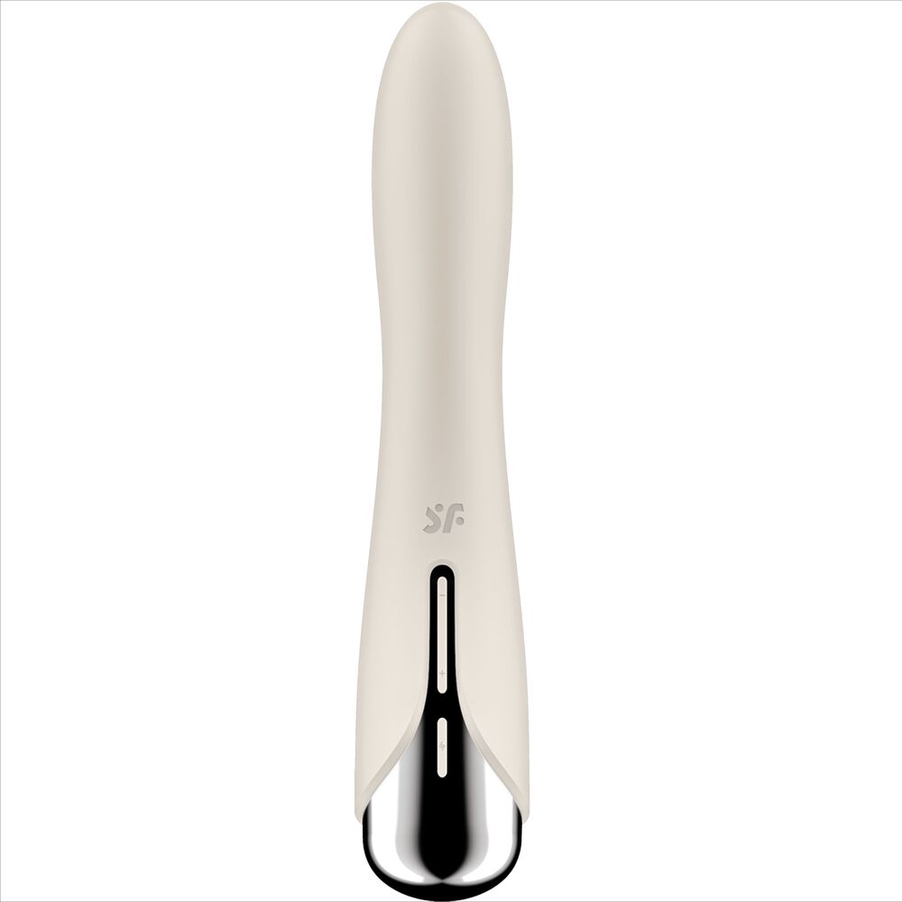 SATISFYER - SPINNING VIBE 1 G-SPOT ROTATOR VIBRATOR ROT / BLAU / BEIGE - Sexotim