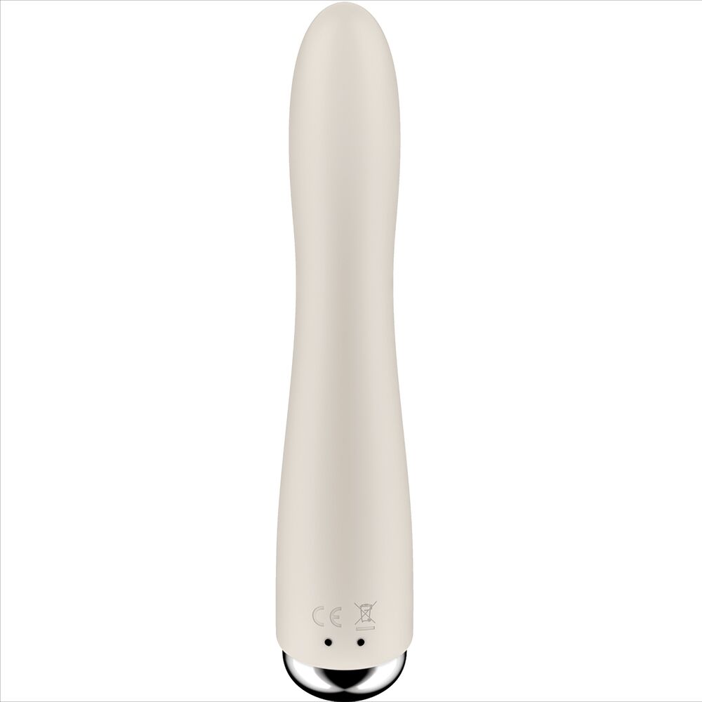 SATISFYER - SPINNING VIBE 1 G-SPOT ROTATOR VIBRATOR ROT / BLAU / BEIGE - Sexotim