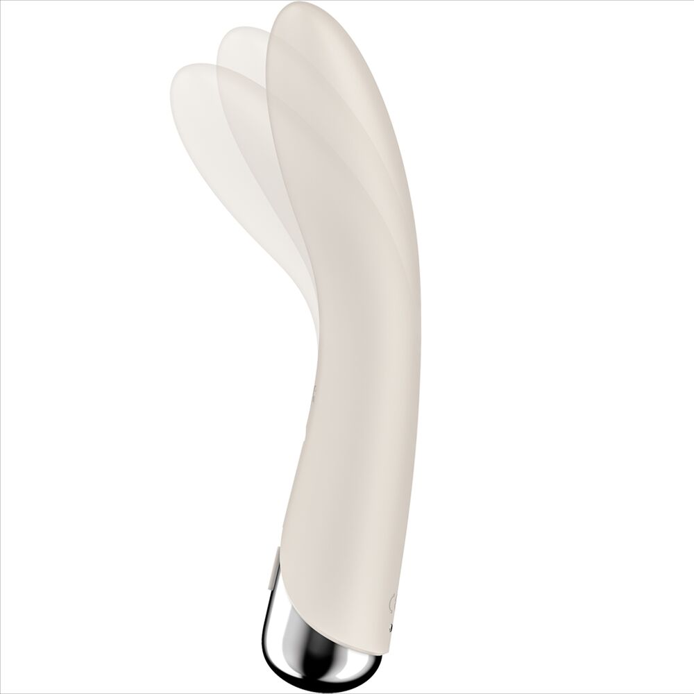 SATISFYER - SPINNING VIBE 1 G-SPOT ROTATOR VIBRATOR ROT / BLAU / BEIGE - Sexotim