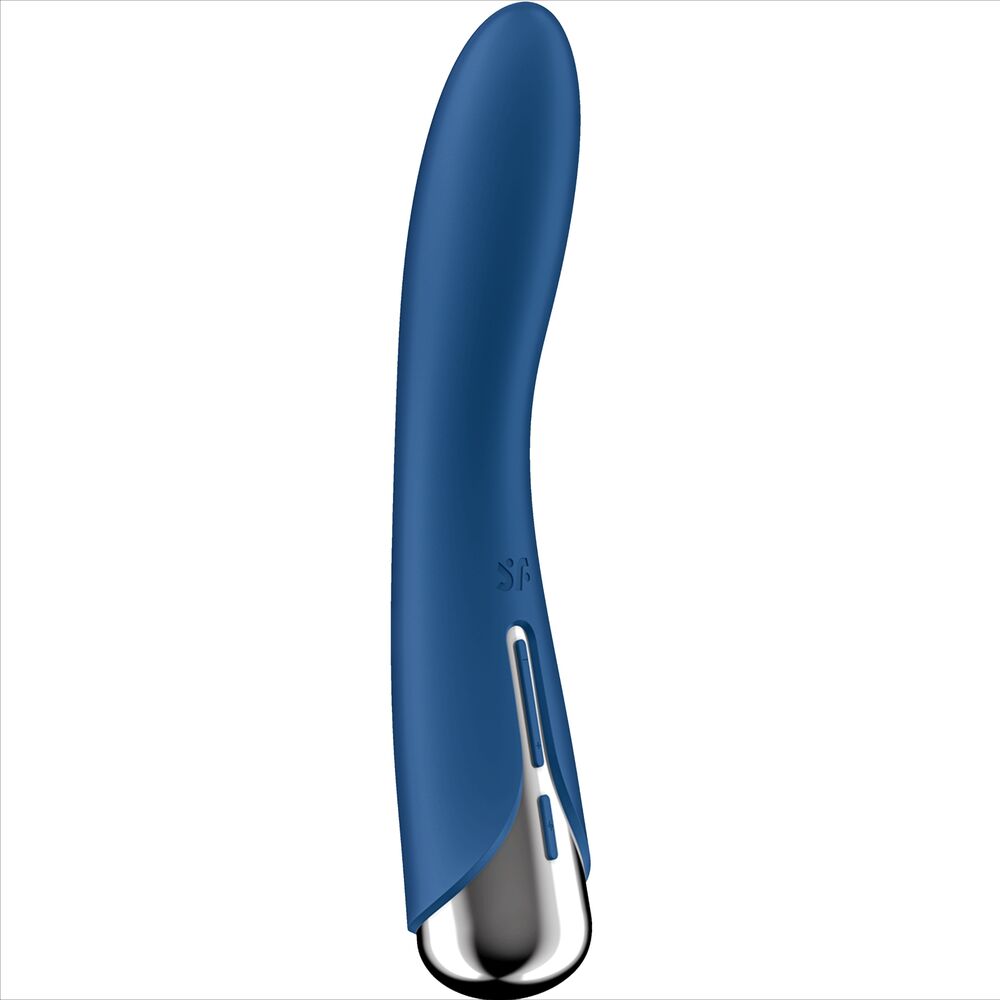 SATISFYER - SPINNING VIBE 1 G-SPOT ROTATOR VIBRATOR ROT / BLAU / BEIGE - Sexotim